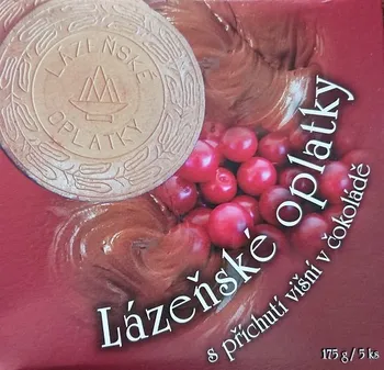 CLIP Luhačovice Lázeňské oplatky višně v čokoládě 175 g