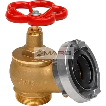 Vodovodní potrubí Pavliš & Hartmann Hydrant nástěnný Ms C52, PN16, ventil 2", se spojkou Al, vv211