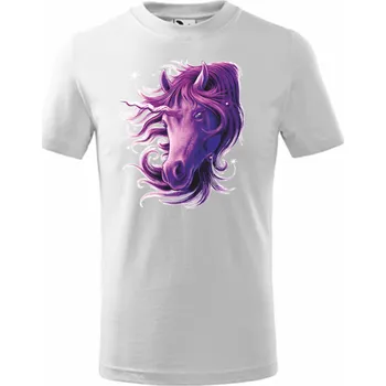 Chlapecké oblečení ON-DESIGN Tričko dětské JEDNOROŽEC 2 Velikost: 110 cm/4 roky, Barva: bílá