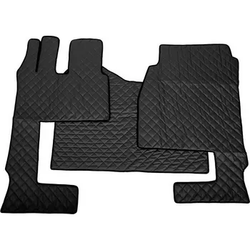 autokoberec Kožené koberce MB Actros MP4 automat, sklopná sedačka, černé