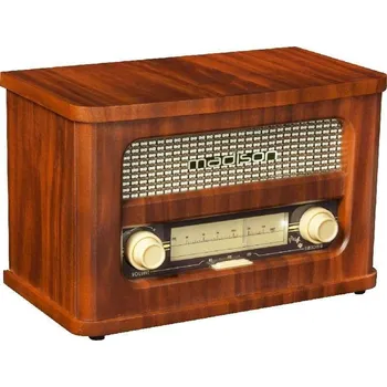 Radiopřijímač Madison Mad-Retroradio hnědé