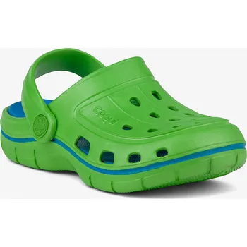 Chlapecké pantofle Chlapecké sandály COQUI JUMPER Lime/Sea blue 28/29