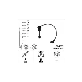 Zapalovací kabel Sada kabelů pro zapalování NGK RC-ZE36 - MAZDA