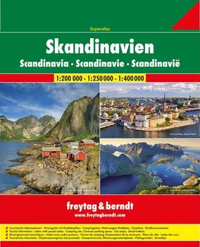 Superatlas: Skandinávie 1:200 000/1:250 000/1:400 000 - Freytag & Berndt (2021)