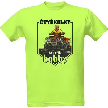 Pánská móda Tričko s potiskem Čtyřkolky pánské