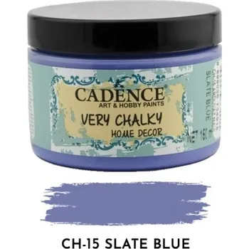 Speciální výtvarná barva Křídová barva Cadence Very Chalky 150 ml - slate blue modrá břidlicová -