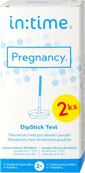 Diagnostický test Intime Pregnancy DipStick 2 ks