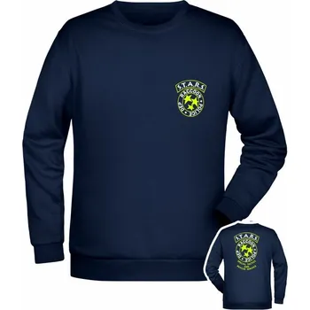 Pánská mikina Mikina S.T.A.R.S. R.P.D. Special Tactics and Rescue Service - námořní modrá