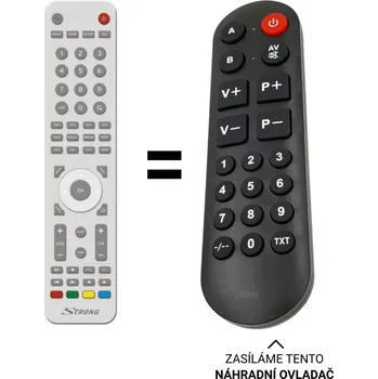 Dálkový ovladač Strong SRT32HB4003 náhradní dálkový ovladač pro seniory