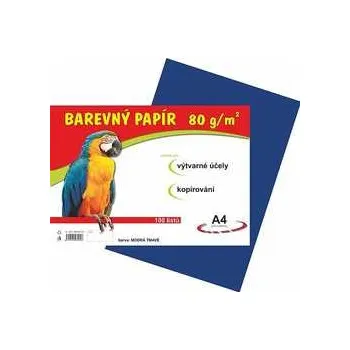 Kancelářský papír papír pro výtvarnou výchovu A4/100/80g tmavě modrý,rychlé dodání