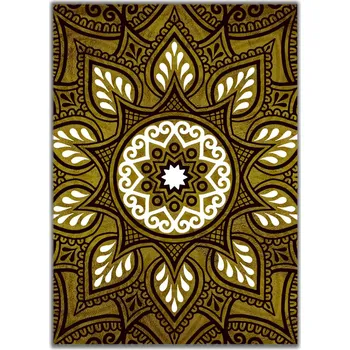 Obraz Malvis ® Obraz Kouzelná mandala zlatohnědá Velikost (šířka x výška): na výšku - 80x120 cm