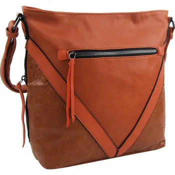 ROSY BAG Oranžová středně velká crossbody dámská kabelka XH5047