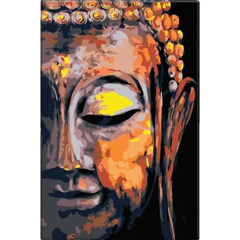 Dětské zboží Malování podle čísel - Buddha 02 - 40x60 cm, bez dřevěného rámu - CZ výroba