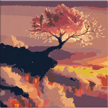 Malování podle čísel - Kouzelná obloha - 40x40 cm, bez dřevěného rámu - CZ výroba