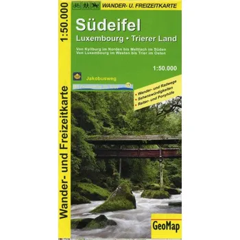 Südeifel, Luxembourg, Trierer Land 1:50.000 Wander- und Freizeitkarte (DE)