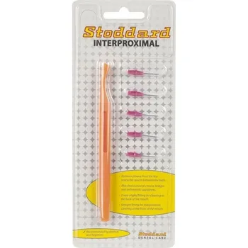 Zubní kartáček Stoddard mezizubní kartáčky 3 WAY (růžové) 0,70 mm, 5ks