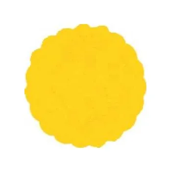 Jednorázový ubrus Rozetky PREMIUM průměr 9 cm žluté [40 ks],rychlé dodání