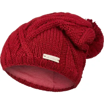 Čepice Little Angel Čepice pletená bambule Outlast ® - bordová Velikost čepic: 4 | 45-48 cm