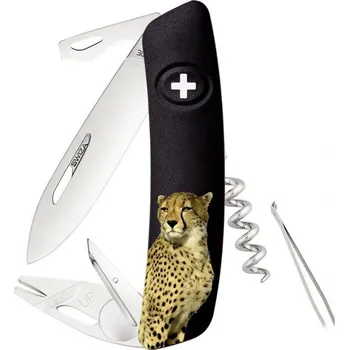 kapesní nůž Swiza TT03 Tick Tool Wildlife Cheetah Black KNB.1070.W006