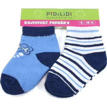 Chlapecké kojenecké barevné ponožky 6 - 12 měsíců Henry - 2 páry
