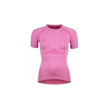 cyklistický dres Force triko funkční Soft Lady krátký rukáv růžová, vel. XS-S