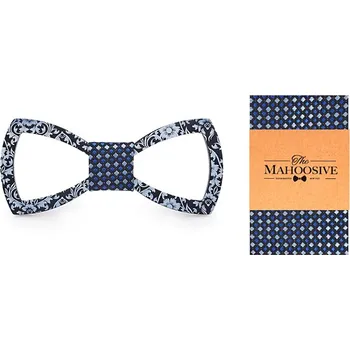 Dřevěný motýlek s kapesníčkem T346-C2