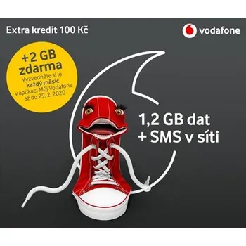 SIM karta Vodafone Předplacená karta na data 100 Kč