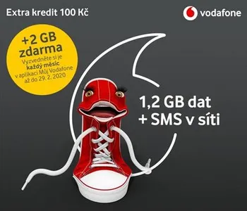 SIM karta Vodafone Předplacená karta na data 100 Kč