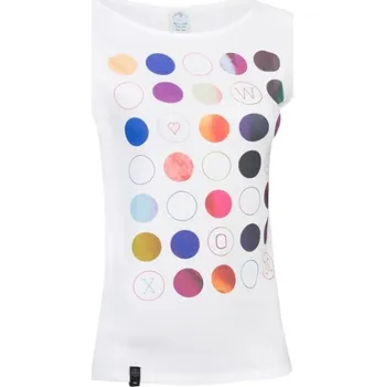 WOOX dámské elegantní tílko 40-42 (TRIKO PUNCTATUS ALBUS)