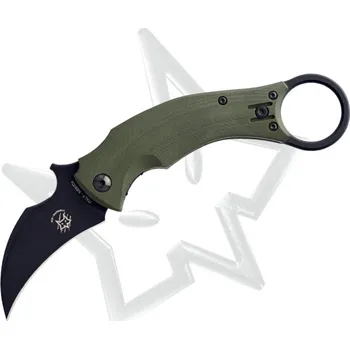 kapesní nůž Zavírací nůž Fox Black Bird Green G-10