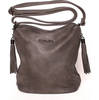 Kabelka Malá/středně velká tmavěšedá crossbody kabelka FLORA&CO H5623