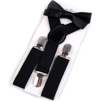 Kšandy Stoklasa Šle a motýlek černé