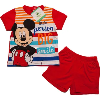 Mickey Mouse červený chlapecký baby set Velikost: 74