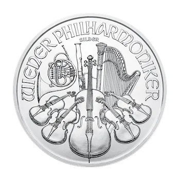 Münze Österreich Wiener Philharmoniker stříbrná rakouská mince 1 Oz