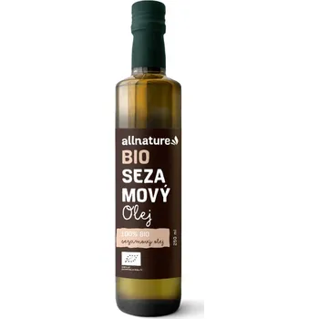 Přisada na vaření a pečení Allnature Sezamový olej Bio 250 ml