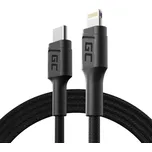 Green Cell kabel GC Power Stream USB-C - Lightning 100cm pro iPhone, iPad, iPod, Power Delivery (Apple MFi Certified)