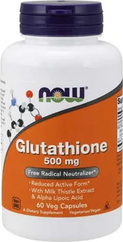 Aminokyselina Now Foods Glutathione 500 mg 60 cps.