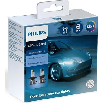 2x bombillas LED H7 y H18 Philips Ultinon Access U2500 - 11972U2500C2 - 16W  12V 1600Lms - France-Xenon