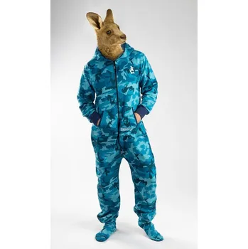 Dámský overall Dupačky camo blue M - modrá