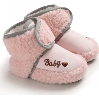 Dětská sportovní obuv Teplé kotníkové capáčky - zimní Barva: Růžová, V E L I K O S T: M