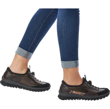 Dámské polobotky Rieker M6261 hnědá, vel. 39