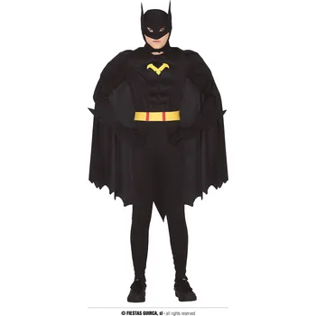 Karnevalový kostým Guirca Fiestas Španělsko Kostým superhrdiny - black hero varianta: 14 až 16 let