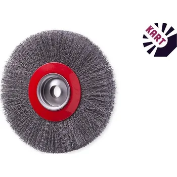 Brusný kartáč Kotoučový kartáč 180 mm - ocel vlnitá, 0,45 mm , 180x20 mm