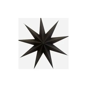 Vánoční dekorace Papírová devíticípá hvězda Star Brown 60 cm