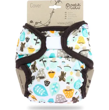 Plenkové kalhoty Petit Lulu s.r.o. Houbičky - svrchní kalhotky XL