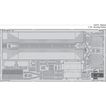 Plastikový model Eduard 1/35 Elefant (AMUSING HOBBY)