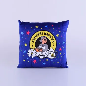 Dekorativní polštářek DIVJA Polštářek Nejlepší babička