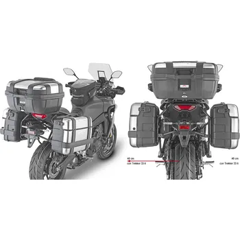 Zavazadlo na motocykl Yamaha Tracer 9/GT/GT+ 21-24 boční nosiče KLO2159MK