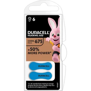 Článková baterie Baterie DURACELL DA675 6 ks (blistr) Baterie DURACELL DA675 6 ks (blistr)