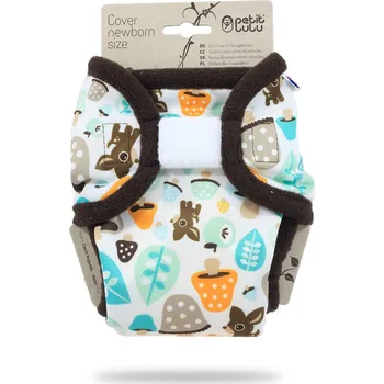 Plenkové kalhoty Petit Lulu s.r.o. Houbičky - novorozenecké svrchní kalhotky